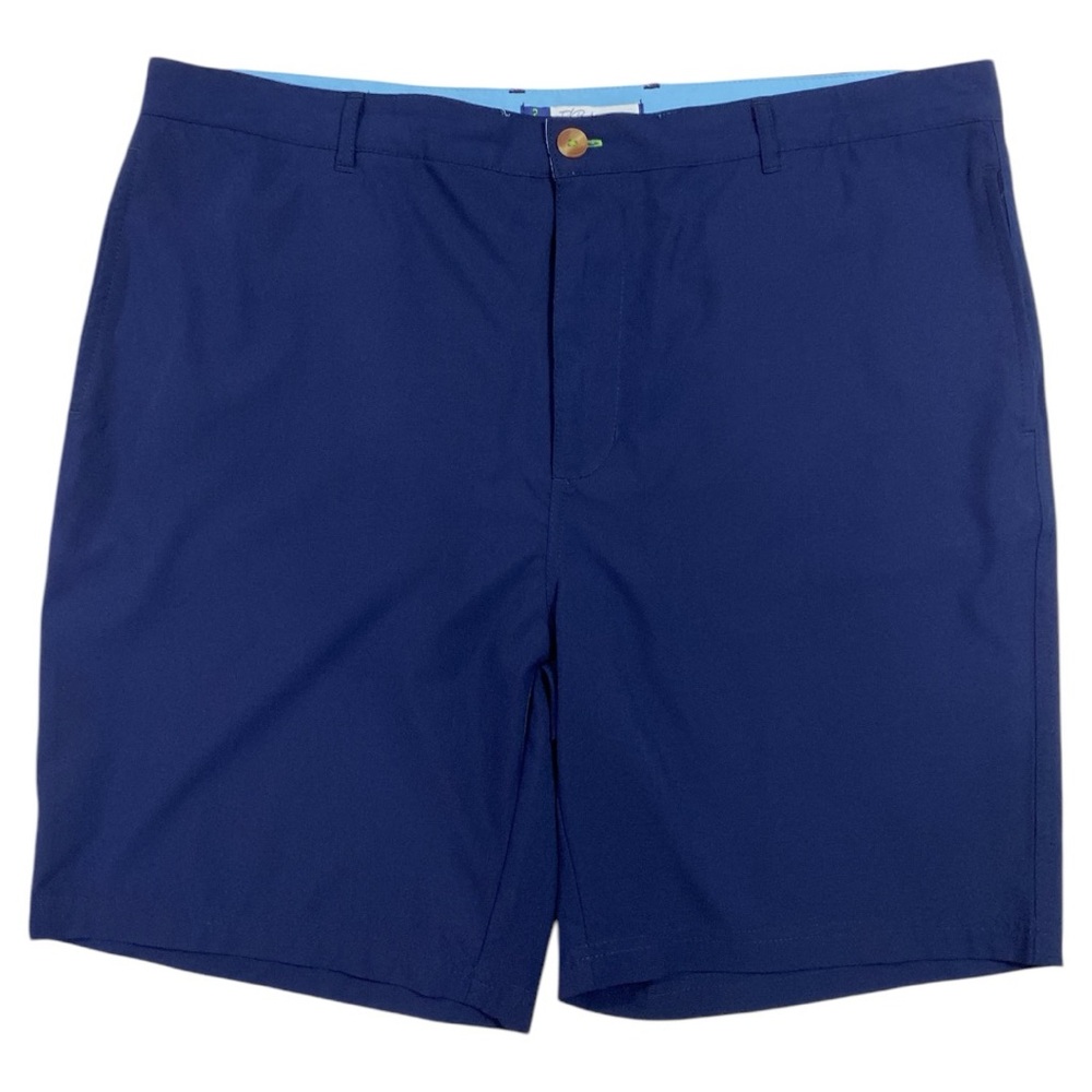Tailorbyrd Performance Mens Navy Shorts Size 38 X 8 - Picture 2 of 6